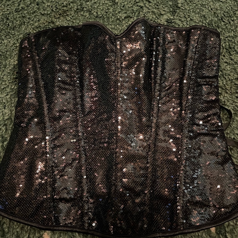 Sequin corset